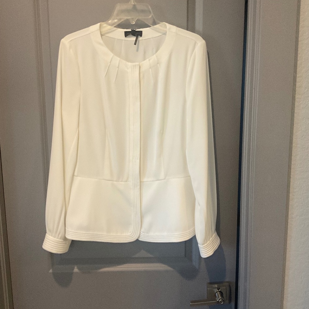 Donna Karan Peplum shirt-jacket